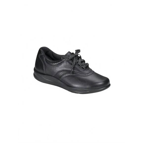 NEW SAS women's walk easy lace up walking shoes in black